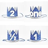 Baby Boy Birthday Crown Headband Prince Party Hat Hairband Photo Prop