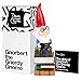 Gnorbert the Gnerdy Gnome | A Garden Gnome with a Nose for the Books! Red Statue for Garden, Lawn, Yard, Book Shelf, Desk Decoration| Unique Novelty Gift Idea for Women, Men, Teacher, Librarian, Mom