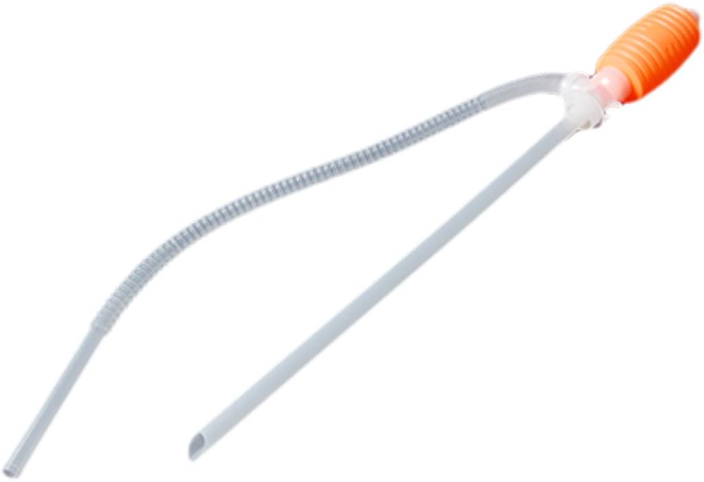 Orange Plastic Squeeze Liquids Oil Siphon Transfer Hand Pump Amazon.co