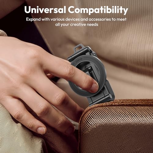 ULANZI SK29 Mini Magnetic Smartphone Tripod, Hidden Hook, 360° Rotation Mount, Foldable Cell Phone Holder, Mobile Accessories for MagSafe, Selfie Stick Tripod in Aluminium for iPhone 17/16/15/14/13/12