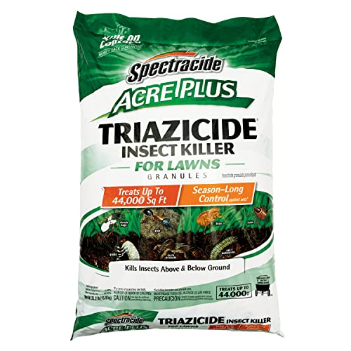 Spectracide Triazicide Acre Plus Insect Killer Granules For Lawns, Protects Lawns, Vegetables