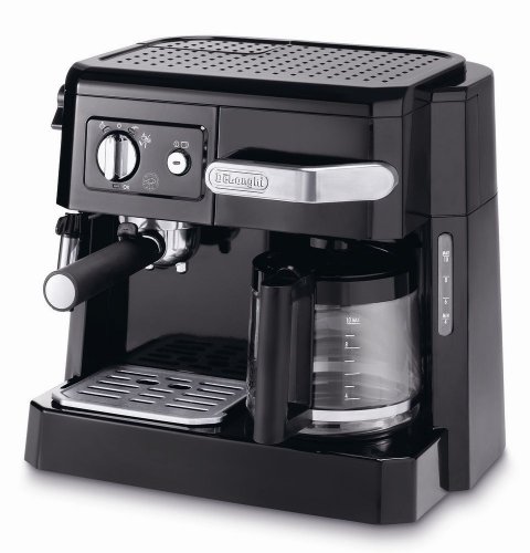 DeLonghi BCO411.B 15-Bar Combi Espresso Coffee Machine, 220-Volts (Not for USA)