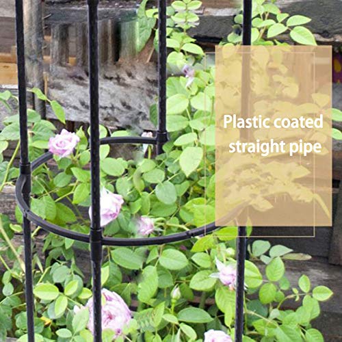 ZRSWV 2 Stück Garten Pflanzenkäfig Rahmen Garten Pflanze Kletterhilfe Montage 143 cm großes Garten Rankgitter für… – Bild 4