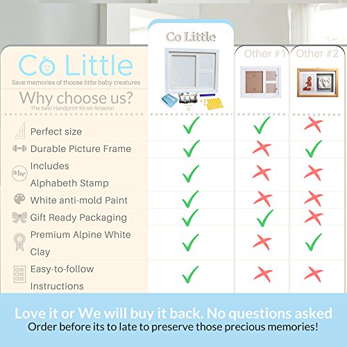 image for Co Little Baby Handprint Kit - Footprint Kit + FREE Date/Name Stamp - 