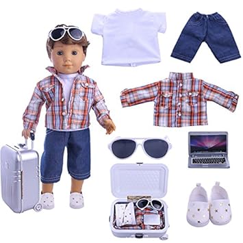Buy Boy Doll Clothes Lot 7 1 Daily Travel Notebook Clothes Trunk