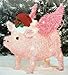 Holiday Time Flying Pig Yard Décor – Light Up Piggy Christmas Decoration