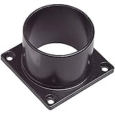 Design House 588004 Outdoor Pier Mount Base for Post Lights Only, Fits 3-Inch Diameter Light Posts, Weather-Resistant Aluminu