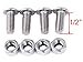 TMS® Chrome Motorcycle Steel Saddlebag Support Cruiser Bars Universal for Yamaha Honda Kawasaki Suzuki