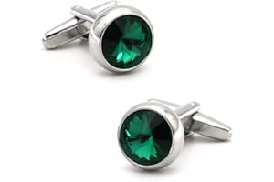 S&W Wedding Cufflinks for Men Cuffs with Gift Box Business for Tuxedo Shirts