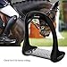 Yosooo Horse Riding Stirrups, Aluminum Stirrup with Stainless Steel Anti-Slip Pad for Equestrian Saddle(Black)thumb 1