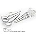 Forks and Spoons Stainless Steel Flatware Set , Soraka 6-Piece Flatware Set ,7.4 Inch,luxurious packaging，Perfect gift