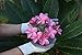 Garden Gloves for Women and Men - (2 pairs per package) - Super Grippy with Special Protective coating against cuts for Gardening - Fishing - Auto and Work activities - Large, Gray Hem