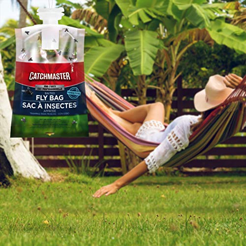 Catchmaster XLarge Outdoor Disposable Fly Bag Trap Bulk Pack of 4