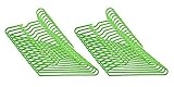 Delta Nursery Hangers 30 Pack For Baby, Toddler, Kids, Children (3 Packs of 10) (Lime)