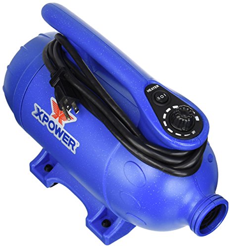 XPOWER B-24 X-Treme Force Dryer with Dual Heat Settings, 3 HP