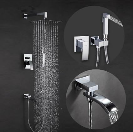 Amazon Com Gowe Shower Faucets Shower Mixer Bath Tub Taps Bidet