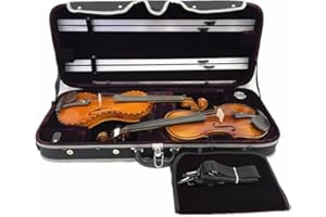 WOODNOTE Pro Wooden 4/4 Double Violin Case
