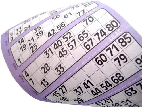 Thomas & Anca Club Supplies Ltd 600 Bingo Tickets - Pad of Lilac 6 to View Flyers, Wood Color, Jumbo - Image 3