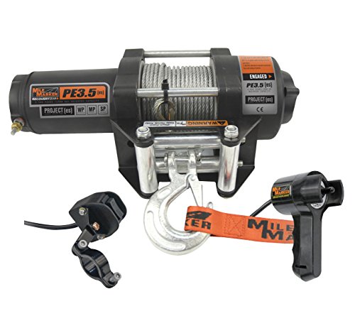 Mile Marker PE3.5(es) ATV/UTV Premium Sealed Electric Winch - 3,500 lb. Capacity