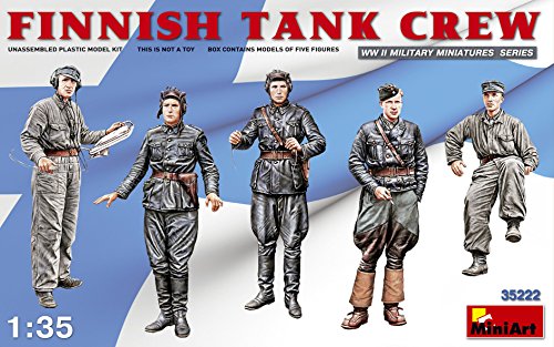 1:35 Finnish Tank Crew Model Kit