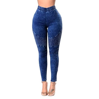 Women's High Waisted Athletic Skinny Jeans with Kuwait Ubuy