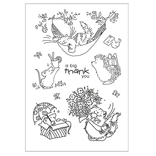YESIDO Clear Stamps Silicone for Card Making Fantastic Craft PatternRetro Key Transparent Stamp Seal Rubber Postage Design DIY Scrap-Booking Photo Album Diary Decoration Supplies Gifts
