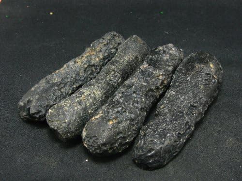 One (1) Tibetan Black Tektite From Tibet - 3.0"