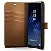 Spigen Wallet S Galaxy S8 Case with Foldable Cover and Kickstand Feature for Samsung Galaxy S8 (2017) - Coffee Brown