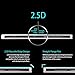 ZUSLAB Privacy Screen Protector Compatible with Apple iPhone 8 Plus/iPhone 7 Plus, Anti-Spy 2.5D Edge Anti-Scratch 9H Hardness Tempered Glass Screen Protector (2-Way Privacy)