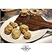 Urbani Truffles Wooden Truffle Slicer Shaver - Premium Cheese Shaver for Hard Cheese, Mushroom, Chocolate, Garlic & More, Kitchen Handheld Wood Manual Slicer with Adjustable Blade, Food Shredder