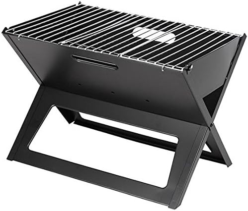 Hotspot Notebook Charcoal Grill, 14.18Hx11.82Wx, BLACK