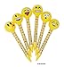 4E's Novelty Emoji Pens for Kids – 6 Different Designs, Light-Up Non-Smudge Writing Pens, Great As Gifts, Party Favors & Classroom Reward
