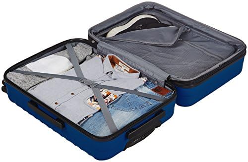 Amazon Basics Hardside Spinner Suitcase Luggage - Expandable with Wheels - 26 Inch, Navy Blue 4 Amazon Basics Hardside Spinner Suitcase Luggage - Expandable with Wheels - 26 Inch, Navy Blue