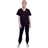 Town Scrubs for Women Scrub Set - Jogger Pant and Comfort Stretch V-Neck Easy Care Uniforms