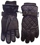 N'Ice Caps Kids Unisex Thinsulate and Waterproof Quilted Ski Gloves