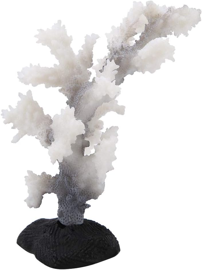 Smandy Glowing Effect Artificial Coral Plant Luminous Silicone Coral for Fish Tank Landscape Decoration Aquarium Ornaments (Grey) - Image 3