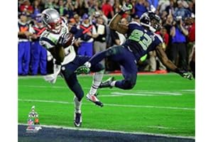 LEGENDS GALLERY Malcolm Butler of The New England Patriots, Interception In the 4th Quarter Of Super Bowl XLIX 49.8x10 Photo Picture.