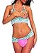 HOTOUCH Lingerie Babydoll Sexy Cupless Bra and Crotchless Panty Set Lace,Green,Medium