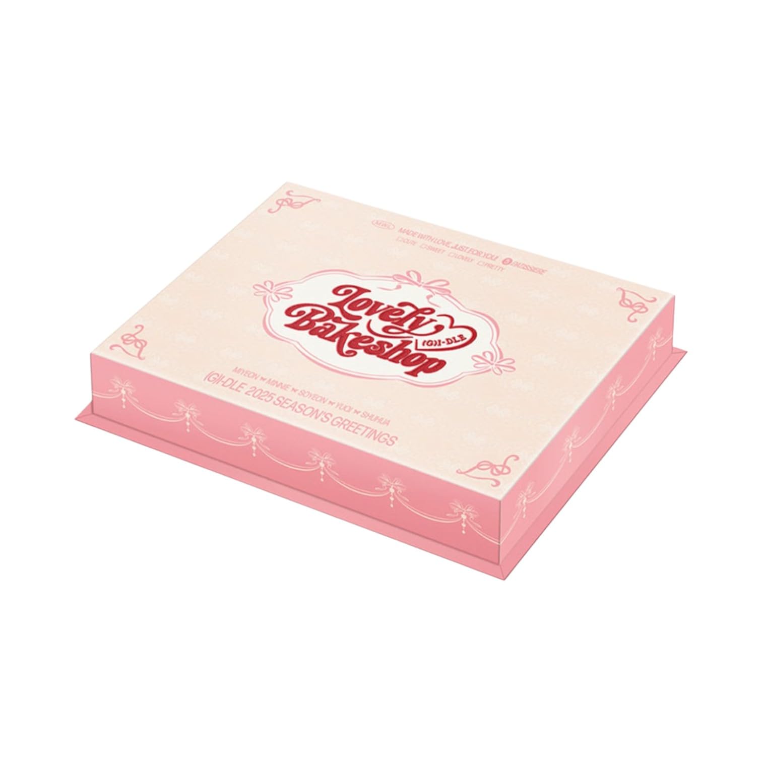 (G) I-DLE 2025 SEASON’S GREETINGS Photobook [Lovely Bakeshop] + P.O.B Special Selfie Photocard