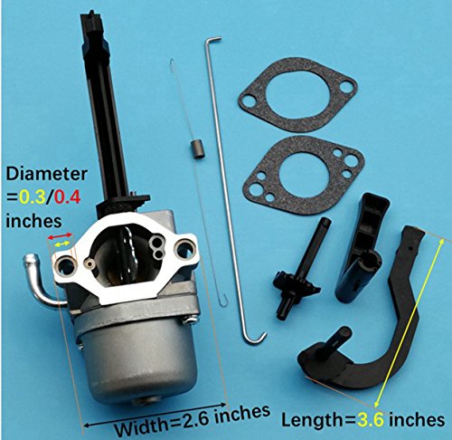 Tuzliufi Replace Carburetor Carb Briggs and Stratton B&S B & S Coleman Powermate 5000 5550 6200 8550 6250 10HP Craftsman 5600 8600 Troy-Bilt Generator 591378 694952 695328 695330 695918 695919 Z11