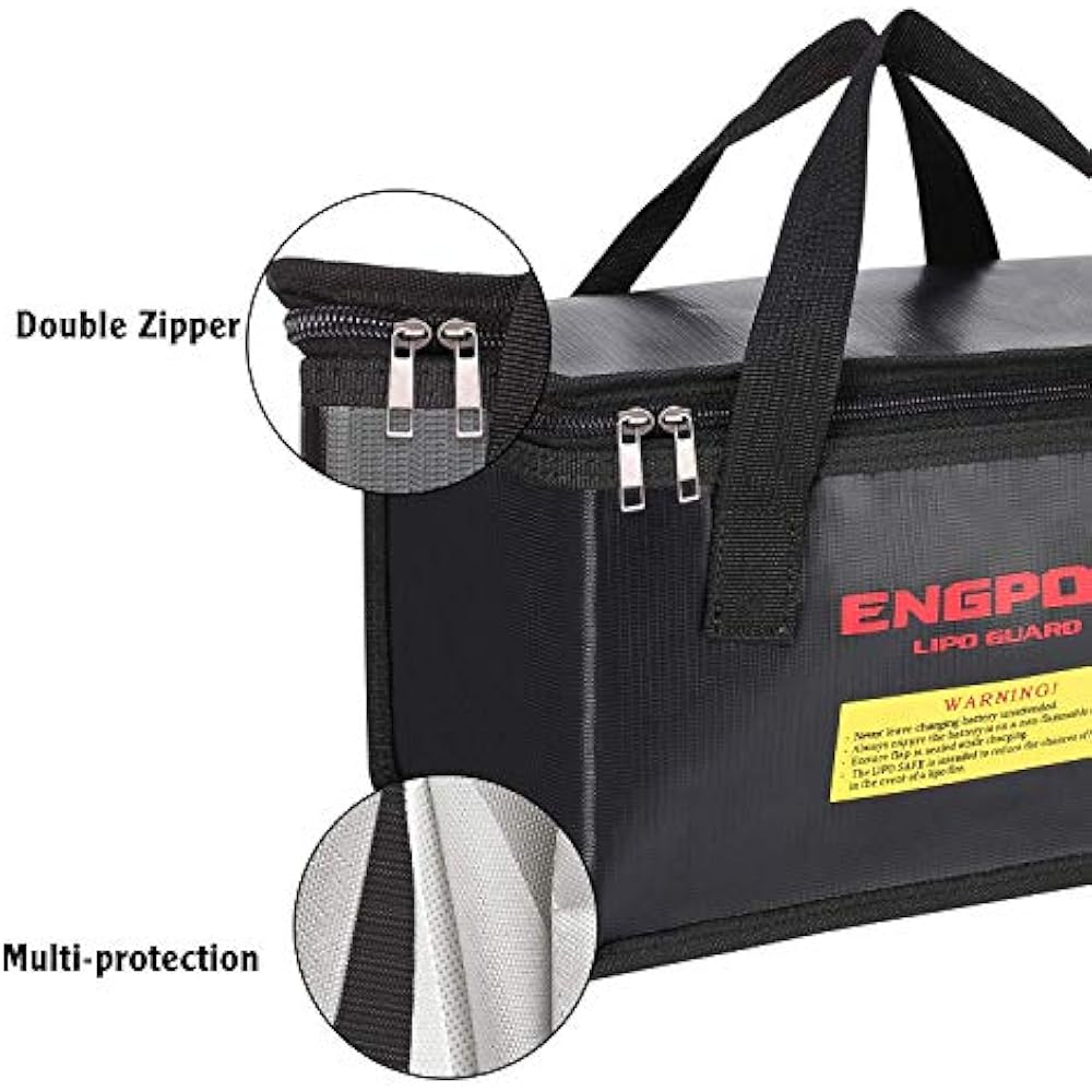 Fireproof Explosionproof Lipo Safe Bag For Battery Storage And Charging