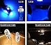 AUTOUS90 T10 W5W 2825 158 192 168 194 Wedge 5-SMD 5050 Ultra Blue LED Light bulbs 20 PCS