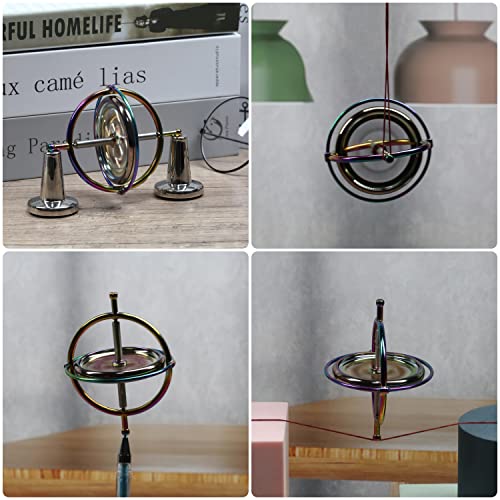 Spinning Gyroscope Rings Spinning Tops Snapklik.co : Etal Spinning Top Stainless Steel Precision ...