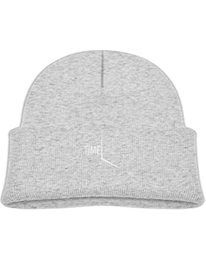 Kids Funny Waste Time While You Still Can Clock Scale Casual Flexible Winter Knit Hats/Ski Cap/Beanie/Skully Hat...