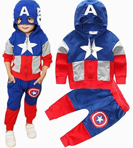 Hoodie and Pants Superhero Set