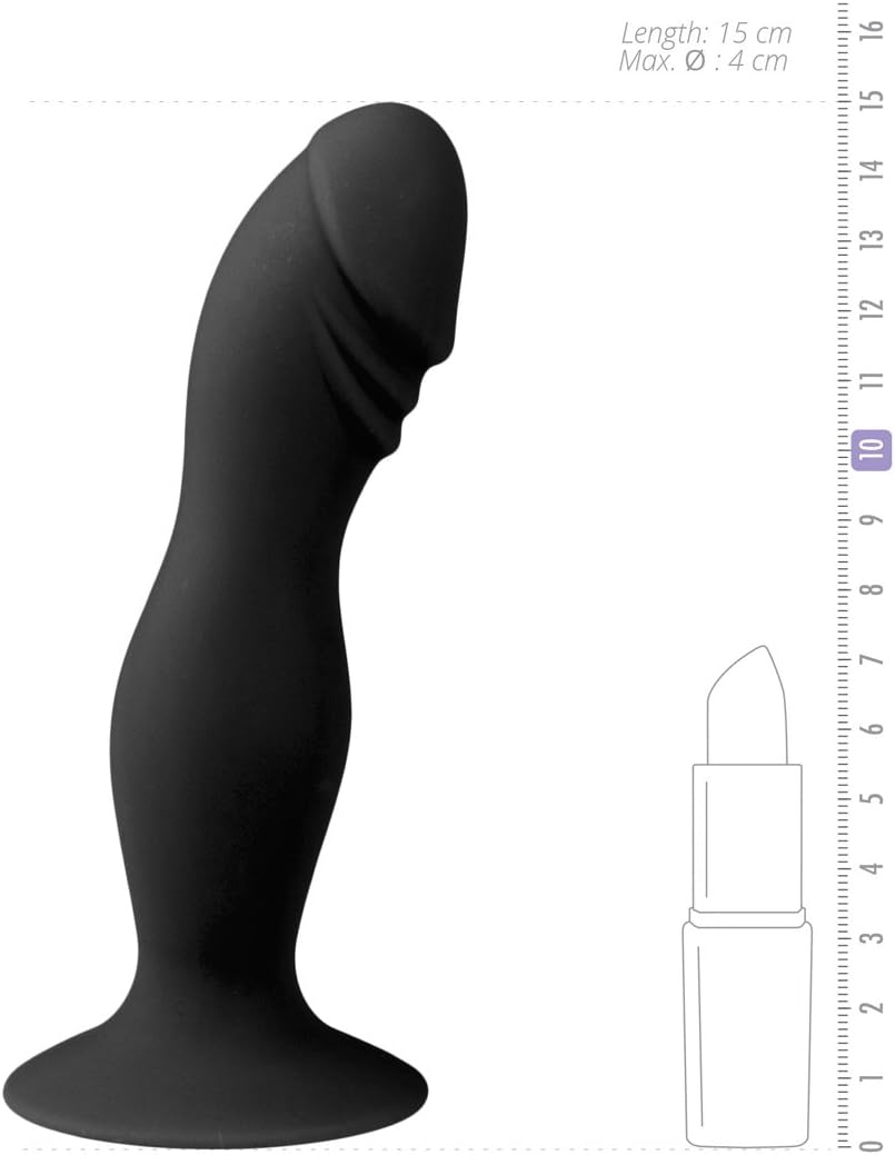 Dildo anal EasyToys con diseño anatómico por 18,26€