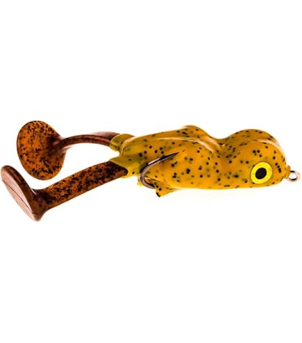 bass lure frog with paddle feet SCUM Original | Classic Weedless Topwater Frog | Proven Hollow Body Sea Trout along with a self Style:Casting Rod Sleeves (Red_2pcs) Cadence Primo Baitcasting Rod