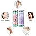 14Oz Hard Wax Beans +15pcs Wax Spatulas, Stripless&Painless Depilatory Hard Wax Beads-Natural Pearl Wax for Underarms, Upper Lip, Face, Eyebrow&Bikini Line, for Women Men (Aleo Vero)