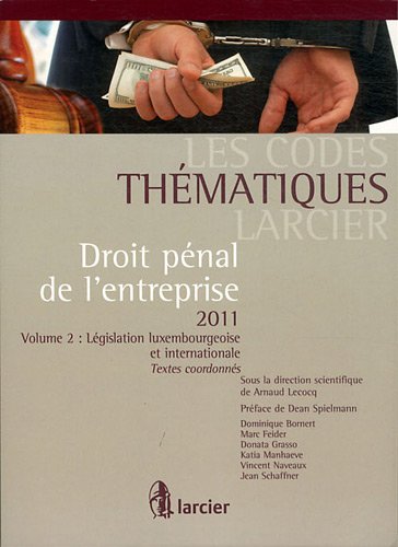 Droit pénal de l'entreprise 2011