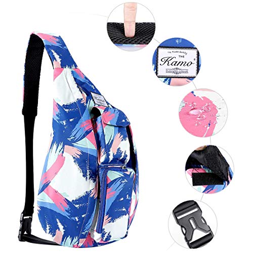 KAMO Sling Backpack - Rope Bag Crossbody Backpack Travel Multipurpose Daypacks for Men Women Lady Girl Teens - Thumbnail 4